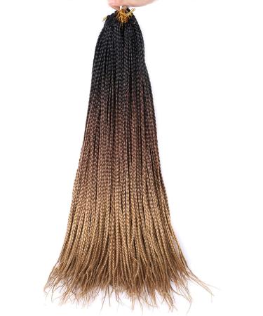KLauer 24 Inch Hair Extensions High Temperature Silk Braids Hair Three-strand Braid Big Braid Chemical Fiber Dirty Braid Wig crochet hair (Color : Black dark blue light blue Size : 24 inch) 24 inch Black dark blue light blue - Buy Online on GoSupps.com