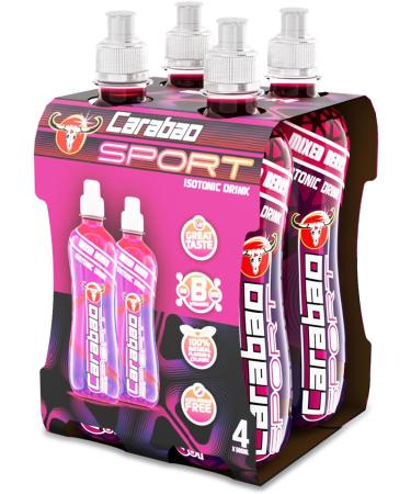 Carabao Sport Energy Drink Mixed Berry 4 x 500ml Bottles Case Isotonic Electrolytes No Aspartame B Vitamins B6 B12 Sports Drink Hydration Performance Fruit Flavour Bulk Crates Multipack - Buy Online on GoSupps.com