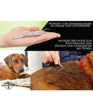 Professional Tick Tweezers & Removers | Tick Pliers Grippers and Hooks - 11.4 cm | International Shipping - Buy Online on GoSupps.com