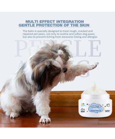 Idezek Dog Paw Cream Moisturizer Dog Paw Cream - 100g Dog Foot Balm Moisturizing for Paws Paw Soother Moisturizing Repair Cream for Dogs - Buy Online on GoSupps.com
