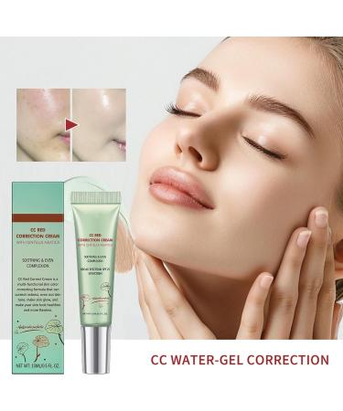 15 ml CC Red Correction Cream opaque complexion against redness cream perfecter and corrector for impurities cosmetic care for the face with color correction green - Buy Online on GoSupps.com