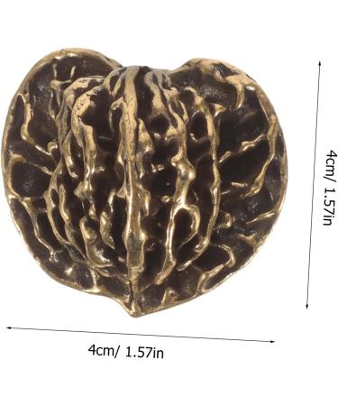 Fomiyes Brass Walnut Art Objects - Chinese Tea Pet Decoration & Health Care - Buy Online on GoSupps.com