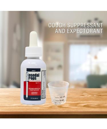 Cosedal Throat Relief Drops - 2 Fl Oz Single Pack - Natural Soothing Ingredients - Buy Online on GoSupps.com