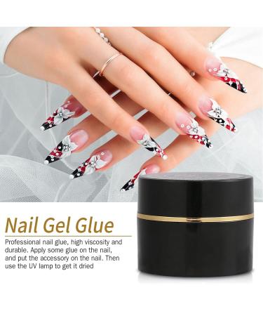 Professional Adhesive Thick Nail UV Gel Glue Rhinestone Accessory Decoration Bling Nail Tools for Gems Diamonds Jewelry No Wipe Rhinestone Glue Gel - Buy Online on GoSupps.com