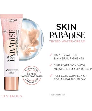 L'Oreal Paris Skin Paradise Tinted Moisturiser Up to 24h hydration SPF20 03 Deep 0.039 kg 03 Deep 30 ml (Pack of 1) - Buy Online on GoSupps.com