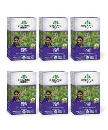 Organic India Tulsi Tea Sleep Caffeine Free 18 Infusion Bags 1.14 oz (32.4 g)