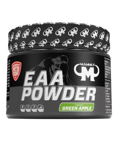 Mammut Nutrition EAA Powder Green Apple 70% EAA for muscle building optimized with vitamin B6 250 g can Green Apple - Buy Online on GoSupps.com