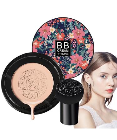 Fogukier BB Cream Foundation BB Cream Foundation Mushroom Head Air Cushion BB Cream - Full Coverage BB Cream Foundation for Friends and Family