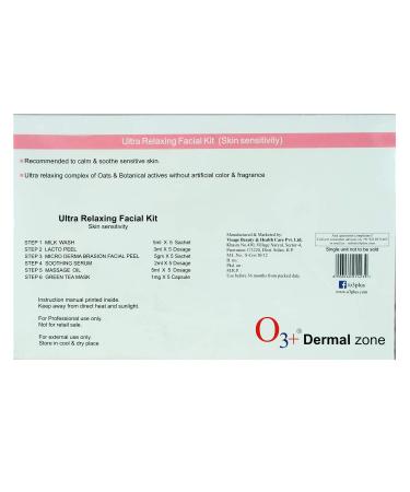 O3+ Dermal Zone Ultra Relaxing Facial Kit - Buy Online on GoSupps.com