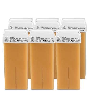 Kosmetex Argan Wax Cartridges for Hair Removal | Roll-On Warm Wax - 6x100ml Pack - Buy Online on GoSupps.com