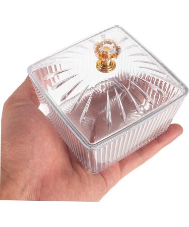 4 Pcs Candied Fruit Refreshment Tray Food Container Clear Tea Container Candy Jar Storage Popcorn 9X9X7.5CMx2pcs Transparentx2pcs - Buy Online on GoSupps.com