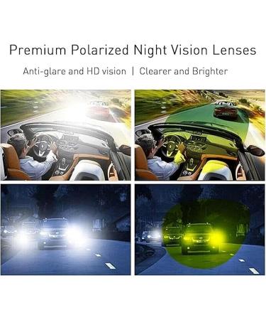 Buy Keilini Libyi & Dotmalls Night Vision Glasses - 2PCs for Driving | Enhance Nighttime Visibility - Buy Online on GoSupps.com