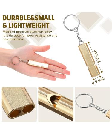 Solid Brass 3-in-1 Bear Bell with Whistle Set for Hikers | Outdoor Survival Gear for Camping, Biking, Fishing | Bear Protection Products - Buy Online on GoSupps.com