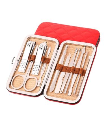 ZSLBMD Beauty Nail Tools 11-Piece Nail Clipper Set Home Eyebrow Clipper Ear Acne Clipper Nail Clipper 11-6.5CM B