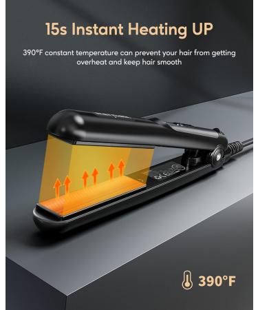 Wavytalk Mini Hair Straightener for Short Hair - Ceramic Compact Black | Best International Shipping Available - Buy Online on GoSupps.com