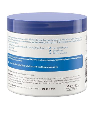 Aveeno Skin Relief Intense Moisture Repair Cream 11 oz - Pack of 3 | Hydrating Body Cream - Buy Online on GoSupps.com