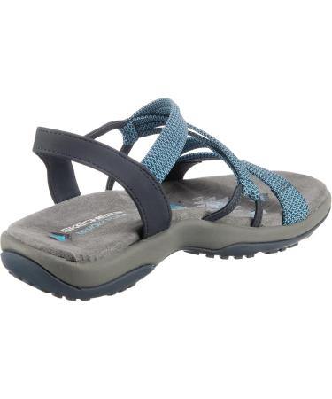 Skechers Women's Reggae Slim-Skech Appeal Z-Gore Slingback Sandal - 39 EU Navy | Comfortable & Stylish Sandals for All-Day Wear - Buy Online on GoSupps.com