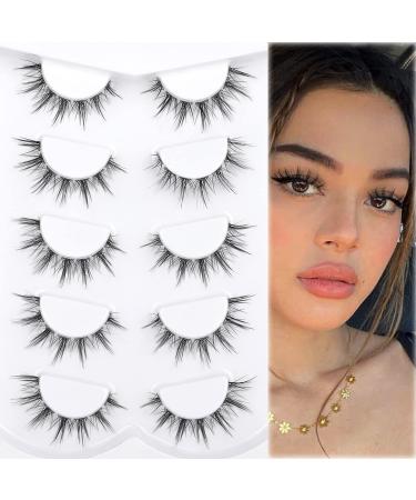 ALPHONSE Manga Lashes Cluster 70 Wisps | Individual Spiky False Eyelashes for DIY Extension | 3D Natural Pesta | Pack of D - Buy Online on GoSupps.com