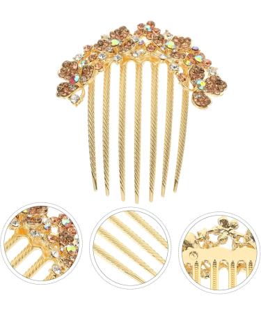 FOMIYES Hair Jewelry Hair Side Combs Rhinestone Hair Comb Hair Combs for Women Decorative Hair Comb Clips Bridal Hair Comb Rhinestone Hair Side Comb Hair Accessories Miss Alloy Hair Clip - Buy Online on GoSupps.com