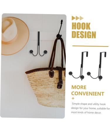 FELTECHELECTR 2 Pcs Coat Hook Behind Door Keychain Hook Door Coat Clothes Hook Hat Hook On The Door Entrance Wall - Buy Online on GoSupps.com