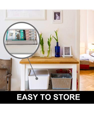 STELLAIRE CHERN Pet Feeding Mat 24x16 Inch - Waterproof, Easy to Clean, Non Slip Dog Food Mat in Grey - Buy Online on GoSupps.com