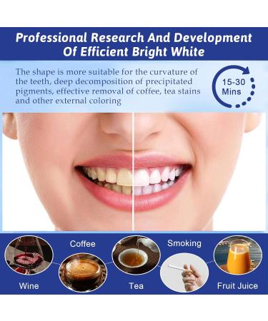 28 Tooth Whitening Strips - Effective Stain Removal & Enamel Safe Mint Taste | Fast Teeth Bleaching for a Bright Smile - Buy Online on GoSupps.com