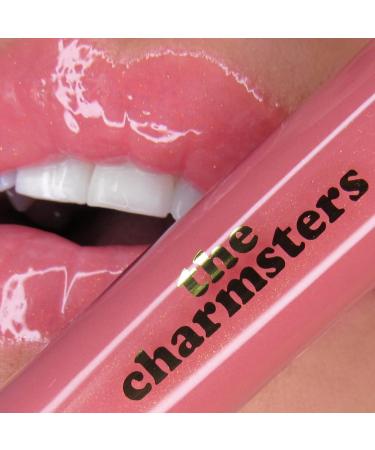 Winky Lux Charmsters Glossy Bossy Lip Gloss with Vitamin E - Pink Lip Tint with Subtle Shimmer - Persistent Poppy - Buy Online on GoSupps.com