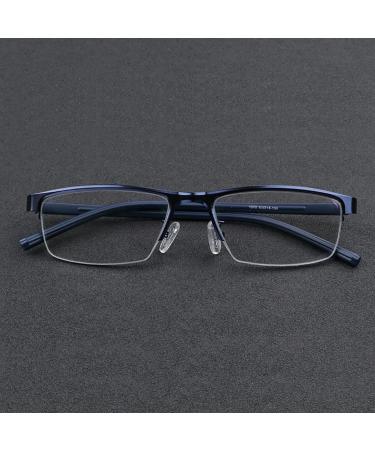 Hadiih multifunctional reading glasses/photochrome reading glasses helps you to reduce glare pain and overexertion of the eyes (Color: Blue Size: +1.25) +1.25 Blue