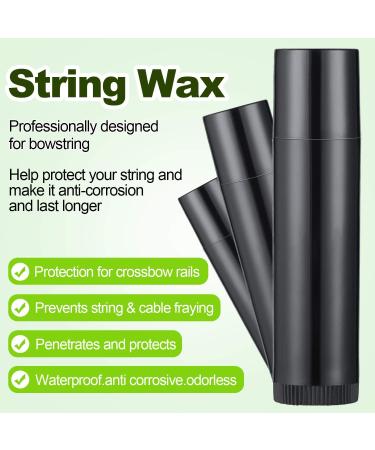 10-Piece Bow String Wax for Archery Crossbow Recurve Compound Bow - Waterproof & Protective Rail Lube - Buy Online on GoSupps.com