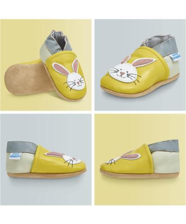 Soft Sole Leather Toddler Shoes for Baby Girl and Boy | Baby Walking Shoes 2-3 Years | Bunny Design - Buy Online on GoSupps.com