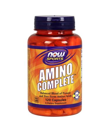 NOW Amino Complete 120 Capsules (Pack of 2)