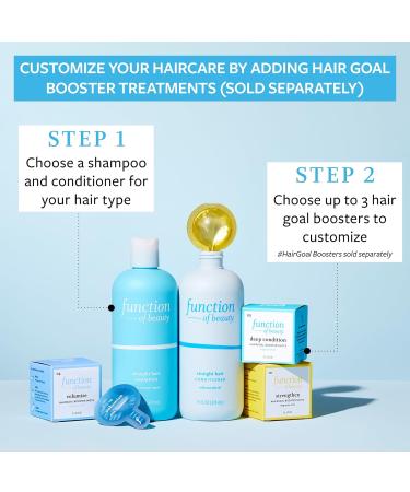 Function of Beauty Customizable Conditioner for Straight Hair - 22 oz | Sulfate-Free with Avocado Oil for Ultimate Hydration | International Shipping Available - Buy Online on GoSupps.com