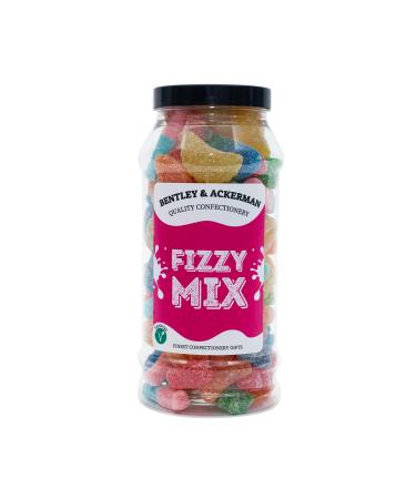 Fizzy Mix - (700g) Original Fizzy Assorted Sweets in a Jar by Bentley & Ackerman Sweet Shop- Vegetarian