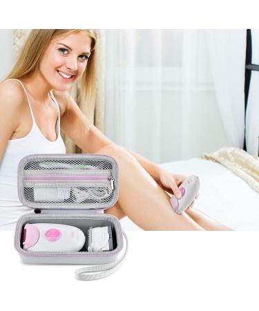 Braun Epilator Silk-epil 3 3-270 Case: Storage for Shaver & Trimmer - Women's Facial Epilator & Razor Holder - Head Cleaning Brush Charger - Box Only - Buy Online on GoSupps.com