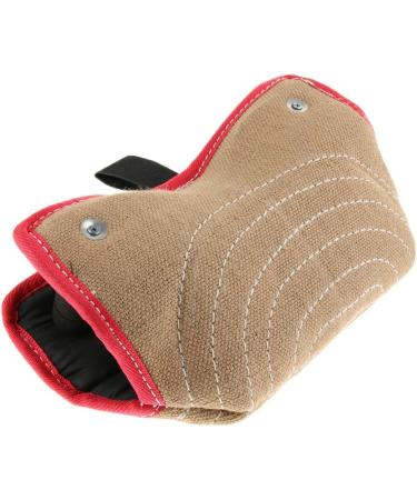 2 Handle Targeting Jute Bite Wedge Tug Toy Dogs Bite Sleeve Arm Protection for Dogs Work Dog Puppy Training Playing AOD - Buy Online on GoSupps.com