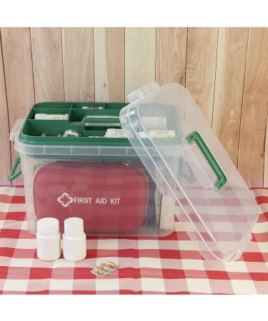 Idomy Lockable Medication Box - Family First Aid Organizer - Buy Online on GoSupps.com