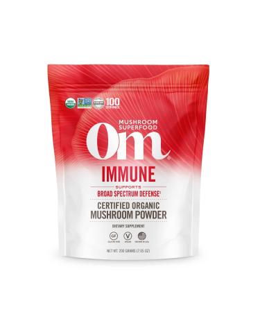 Om Mushrooms Immune Certified 100% Organic Mushroom Powder 7.05 oz (200 g)