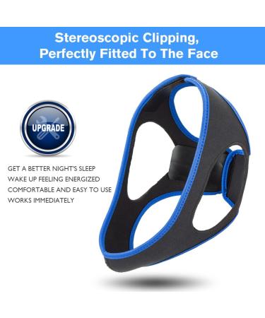 2023 New Anti Snoring Chin Strap - Adjustable and Breathable Snore Device for Men and Women - Stop Snoring Aids for Better Sleep - Buy Online on GoSupps.com