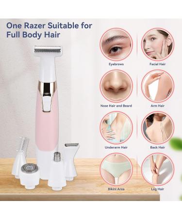 BestMal 5 in 1 Bikini Trimmer & Face Razor for Women - Rechargeable & Painless Hair Removal - Buy Online on GoSupps.com
