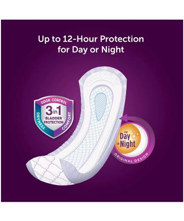 Poise Incontinence Pads Long 45 Count - Pack of 2 | Stay Dry and Comfortable - Buy Online on GoSupps.com