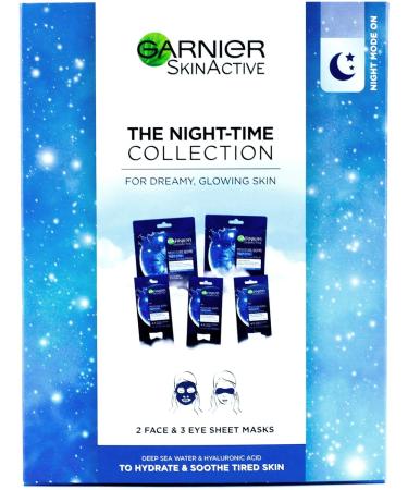 Garnier Moisture Bomb Night-Time Sheet Mask Collection with Deep Sea Water and Hyaluronic Acid - Buy Online on GoSupps.com