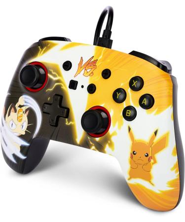 PowerA Enhanced Wired Controller for Nintendo Switch - Pok mon: Pikachu vs. Meowth Pok mon: Pikachu vs. Meowth - Buy Online on GoSupps.com