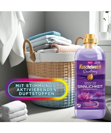 Kuschelweich Emotions Sensuality Fabric Softener 1L - 38 Washes of Luxurious Freshness | International Shipping - Buy Online on GoSupps.com