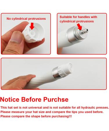 Hydrafacial Replacement Tips White Silicone Vortex Beauty Tips For Water Peel Aqua Peel Hydrofacial Parts Silicone 3 Pcs For Elitzia ETLB245 Or ET89 ETLB248 Beauty Machine White Silicone 3Pcs - Buy Online on GoSupps.com