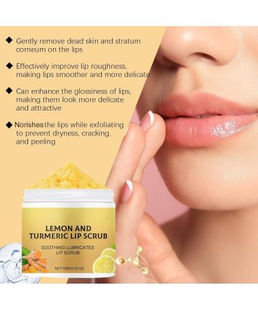 JASUBAI Turmeric lip scrub exfoliating lip scrub lip brightener for dark lips - Buy Online on GoSupps.com