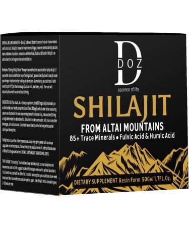 DOZ Himalayan Food Supplement Natural Black Resin 50g | Superior Quality | Rich in Nutrients - Buy Online on GoSupps.com