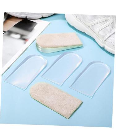 NOLITOY Height Increasing Insoles for Women | 2 Pairs Heel Cushion & Lift for Sneakers | Adjustable Suede Shoe Pads - Buy Online on GoSupps.com