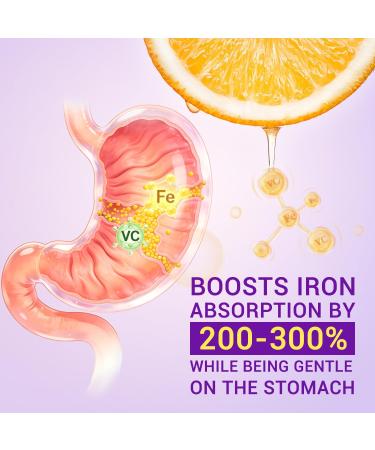 Hievy Iron Supplement Ferrous Sulfate 325mg with Vitamin C, 240 Vegan Tablets (8 Month Supply) - 65mg Elemental Iron - Non-GMO, Vegan - Made in USA 240 Count (Pack of 1) - Buy Online on GoSupps.com