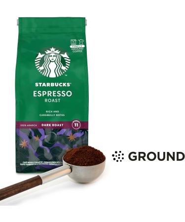 STARBUCKS Espresso Roast Brown Roast Ground Coffee 200g (Pack of 6) - Buy Online on GoSupps.com
