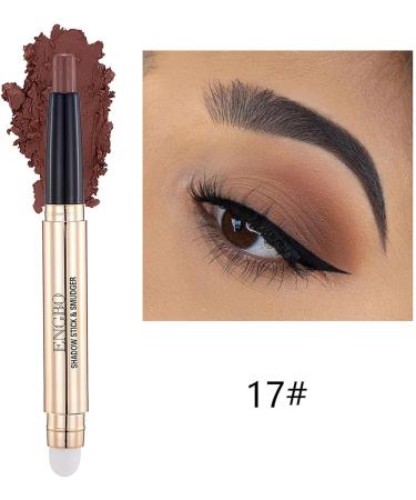 Dual Eyeshadow Stick 2 in 1 Eyeshadow Stick Makeup 6 Colors Waterproof Long Lasting Cream Eye Shadow Pencil Makeup Eye Shadow Highlighter Stick for Women Girls C(13# 18#) - Buy Online on GoSupps.com